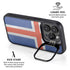 Iceland Flag Distressed iPhone 14 Pro Max Kickstand Case